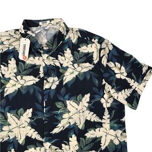 Coofandy Men's Floral‎ Shirt XL NWT